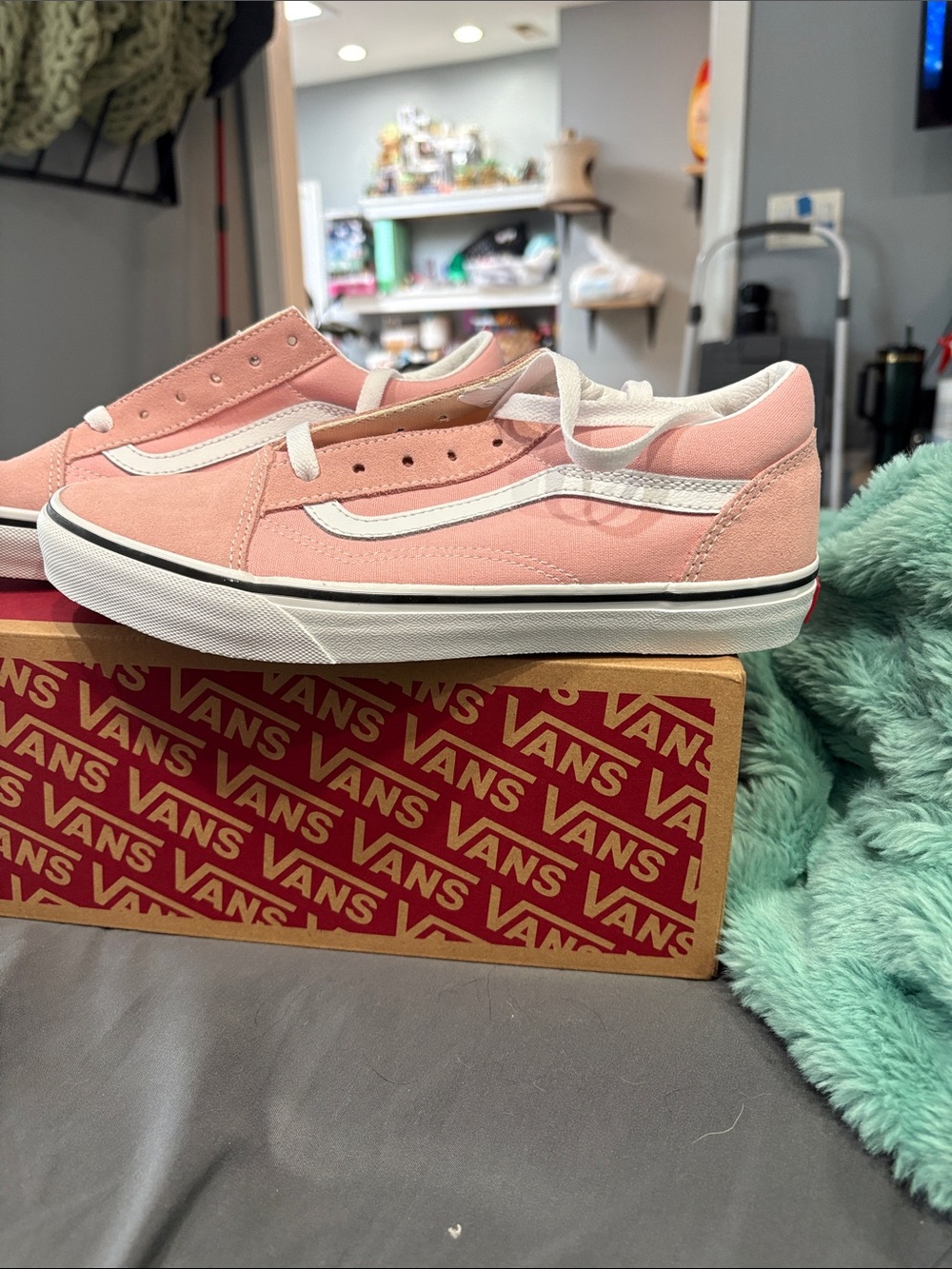 Vans Pink Old Skool Low-Top Sneakers